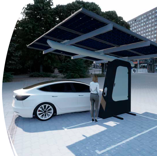 Instalación y montaje de marquesinas fotovoltaicas