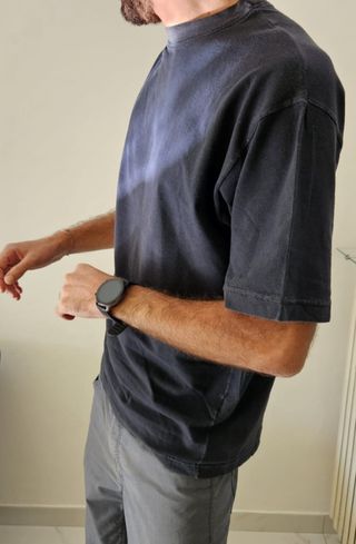 T-shirt cotone vintage stampa teschio