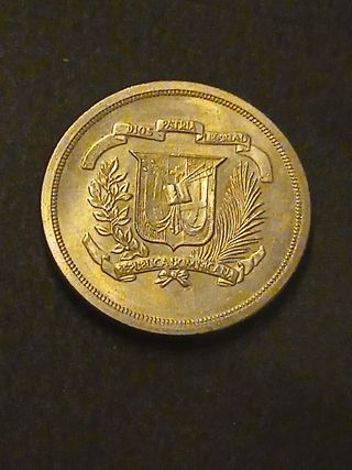Rep. Dominicana 1978 25 Centavos