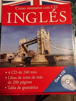 Curso Inglés Libro + 4 CDs