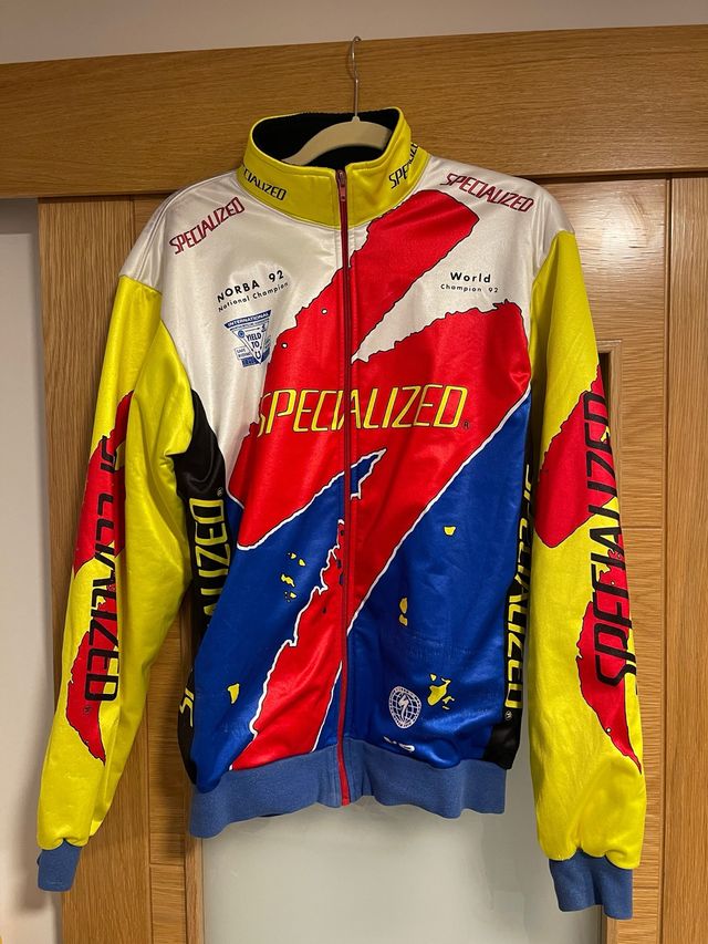 Chaqueta Specialized XL Vintage NORBA 92 