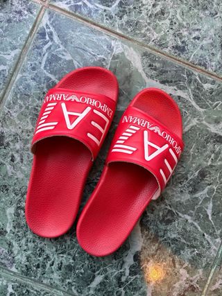 Ciabatte Emporio Armani donna rosse taglia 39