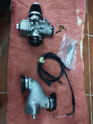 Conversion a un solo carburador Yamaha Virago