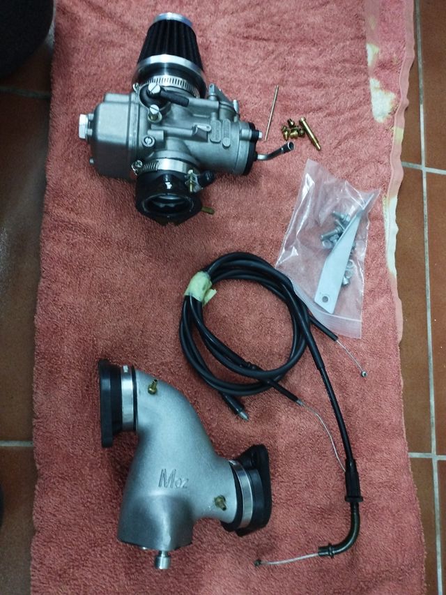 Conversion a un solo carburador Yamaha Virago