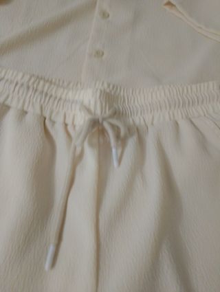 Conjunto Lino Beige Talla S grande