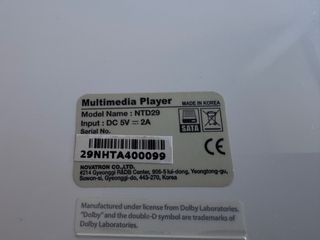 IAMM NTD-29 Disco Duro Multimedia Full HD 1080p