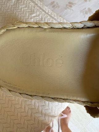 Sandalias Chloe Beige