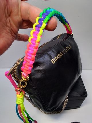 Bimba y Lola Bolso Piel Negro clásico