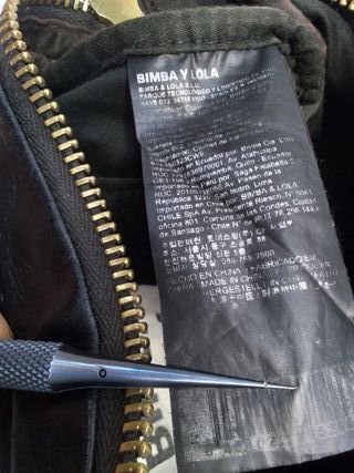 Bimba y Lola Bolso Piel Negro clásico