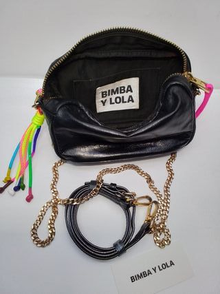Bimba y Lola Bolso Piel Negro clásico