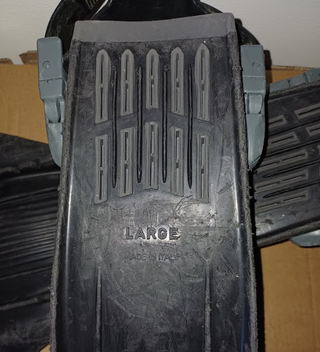 Pinne Snorkeling Nere Taglia Large