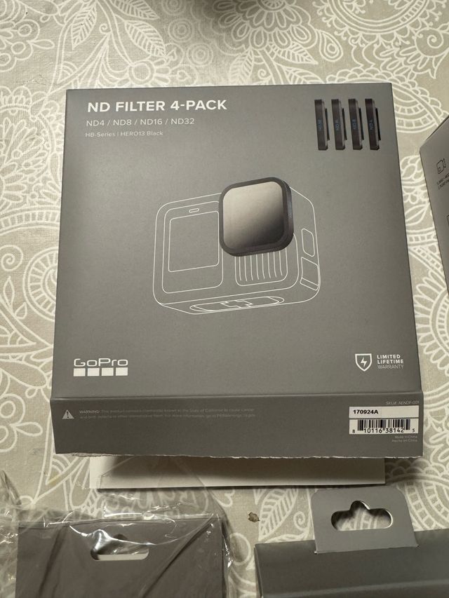 GoPro Hero 13 Black e filtros originais