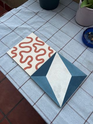 Baldosas decorativas (2 unidades) históricas 
