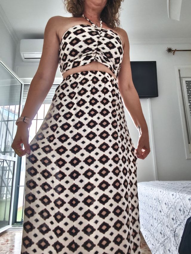 Conjunto Top y Falda Étnico