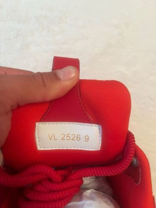 Zapatillas Louis Vuitton LV Skate Rojo y Blanco