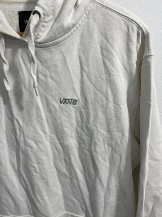¡¡OFERTA!! Talla S Sudadera Vans Blanca 