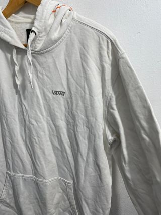 ¡¡OFERTA!! Talla S Sudadera Vans Blanca 