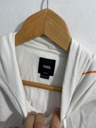¡¡OFERTA!! Talla S Sudadera Vans Blanca 