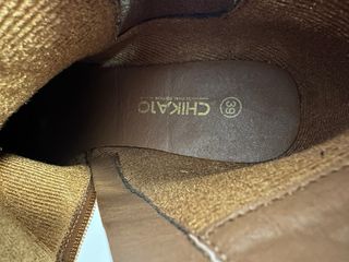Botines Chika 10 Marrones Talla 39 Tacón Ancho