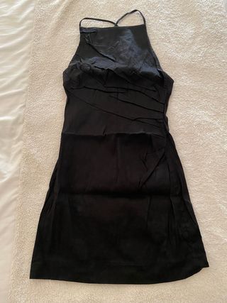 Vestido negro halter