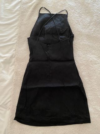Vestido negro halter