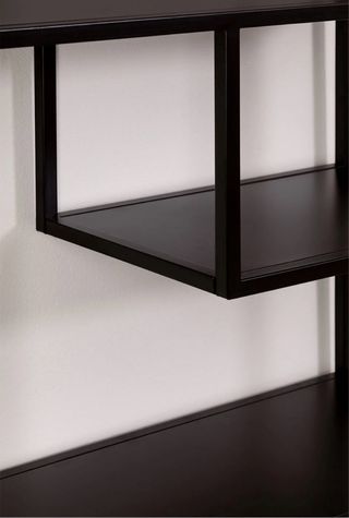 Estantería Negra Metálica, dos unidades