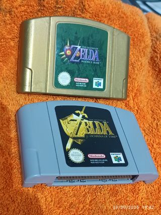 Pack Zelda N64: Ocarina y Majora's Mask