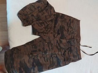 Pantalones Freeman T Porter Camuflaje Marrón