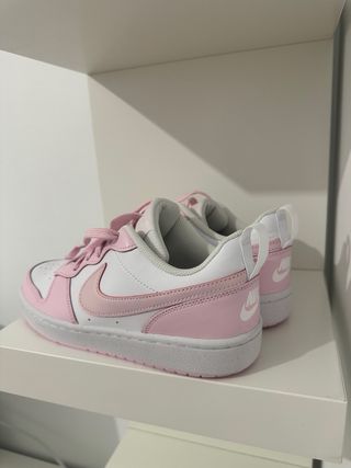 Nike Court Borough Low 2 Talla 38 Rosa/Blanco