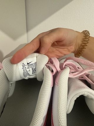 Nike Court Borough Low 2 Talla 38 Rosa/Blanco