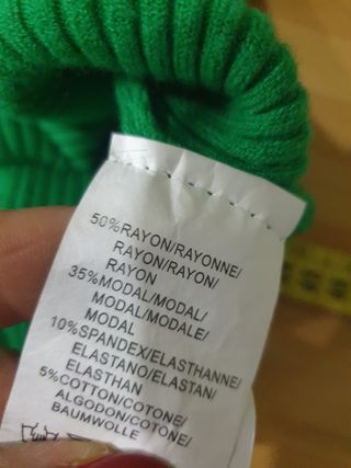 Blusa Intimissimi verde talla M