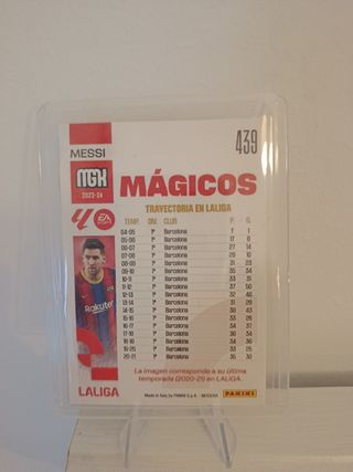Carta Megacracks Messi La Liga Mágicos 2023-24