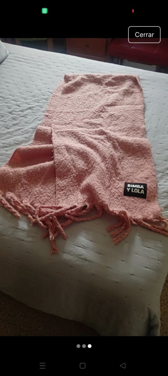 Bufanda rosa Bimba y Lola