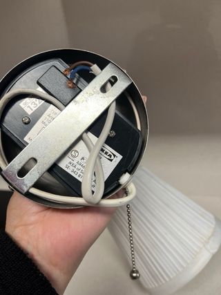 Aplique de pared acero con pantalla