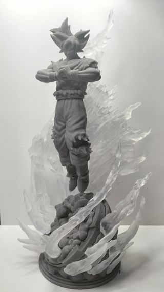 Figuras Dragon Ball impresas en resina. SIN PINTAR