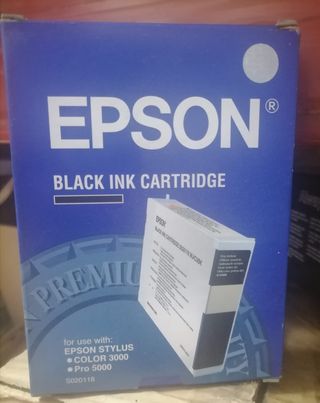 Cartucho Tinta Negra Epson S020118