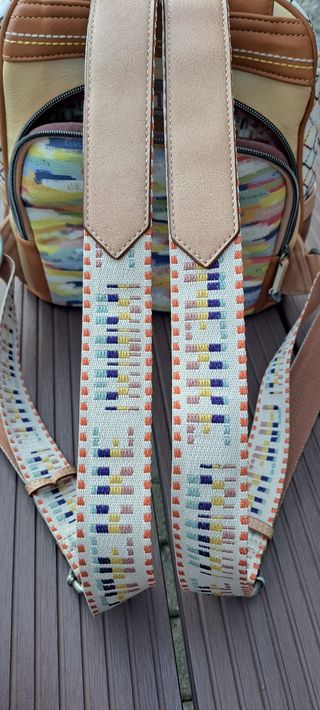 Mochila Anekke Marrón Multicolor