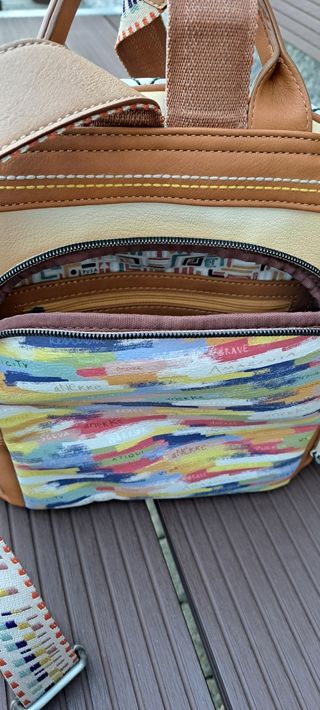 Mochila Anekke Marrón Multicolor