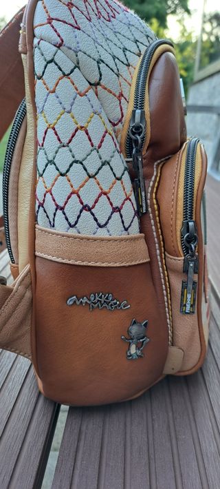 Mochila Anekke Marrón Multicolor