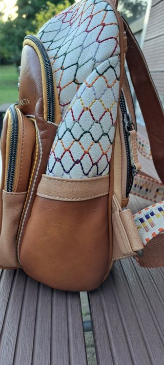 Mochila Anekke Marrón Multicolor