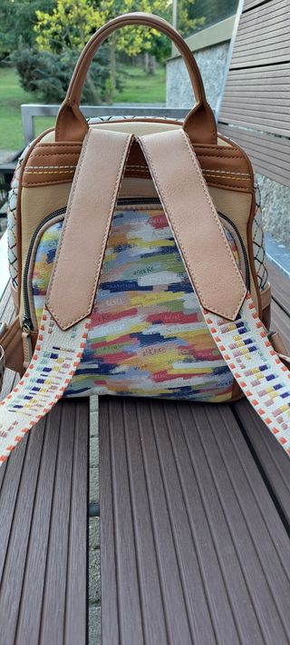 Mochila Anekke Marrón Multicolor