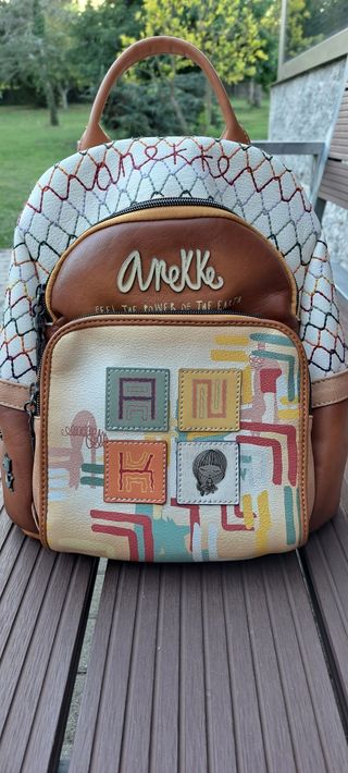 Mochila Anekke Marrón Multicolor