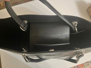 Bolso Tote Piel Negro Calvin Klein