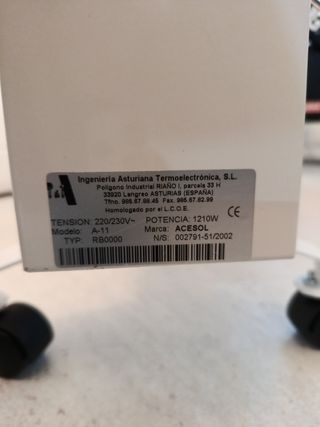Radiador eléctrico bajo consumo