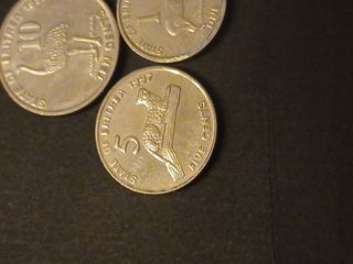 Eritrea 1997 3 monedas SC