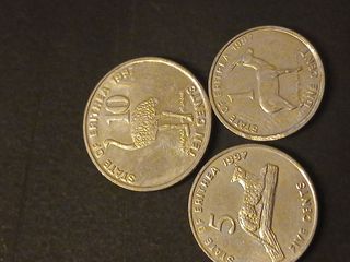 Eritrea 1997 3 monedas SC