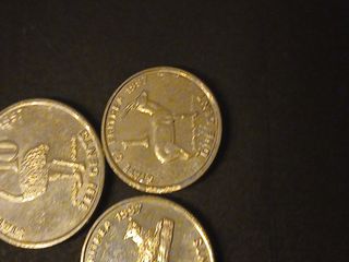 Eritrea 1997 3 monedas SC