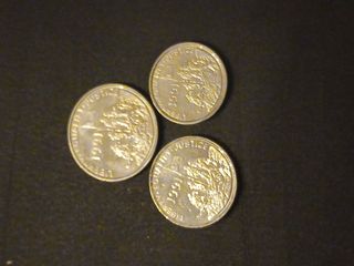 Eritrea 1997 3 monedas SC