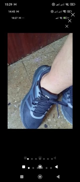 Zapatillas Salomon azules talla 40