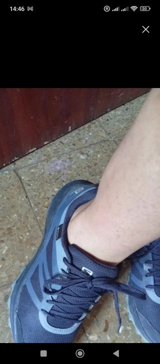 Zapatillas Salomon azules talla 40